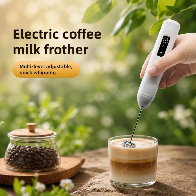 Portable Electric Milk Frother - Portable Blender Usb Rechargeable review and price