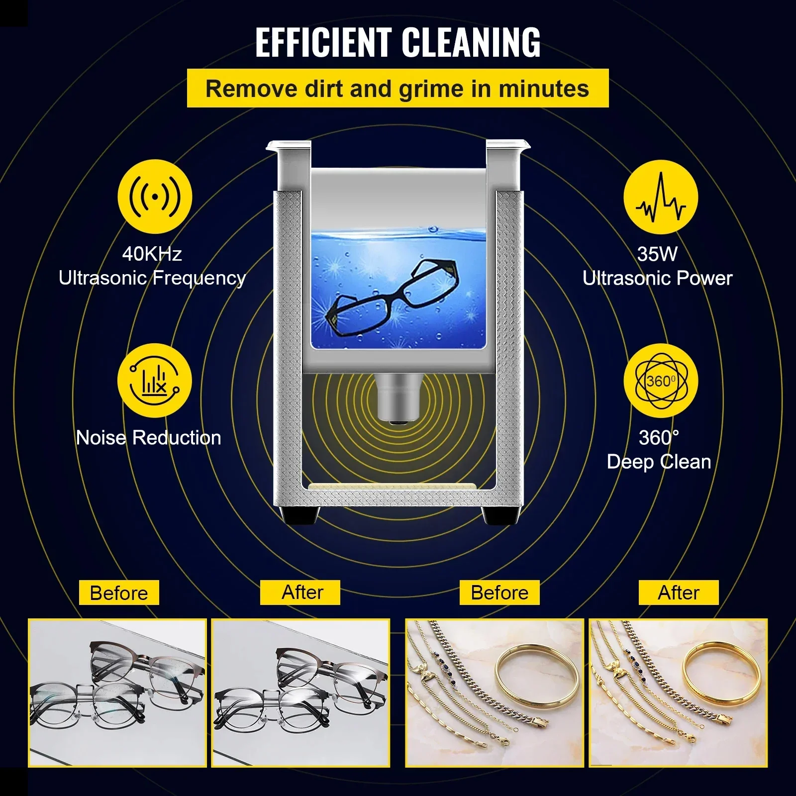 SIHAO Ultrasonic Cleaner Stain - Home Appliances review and price