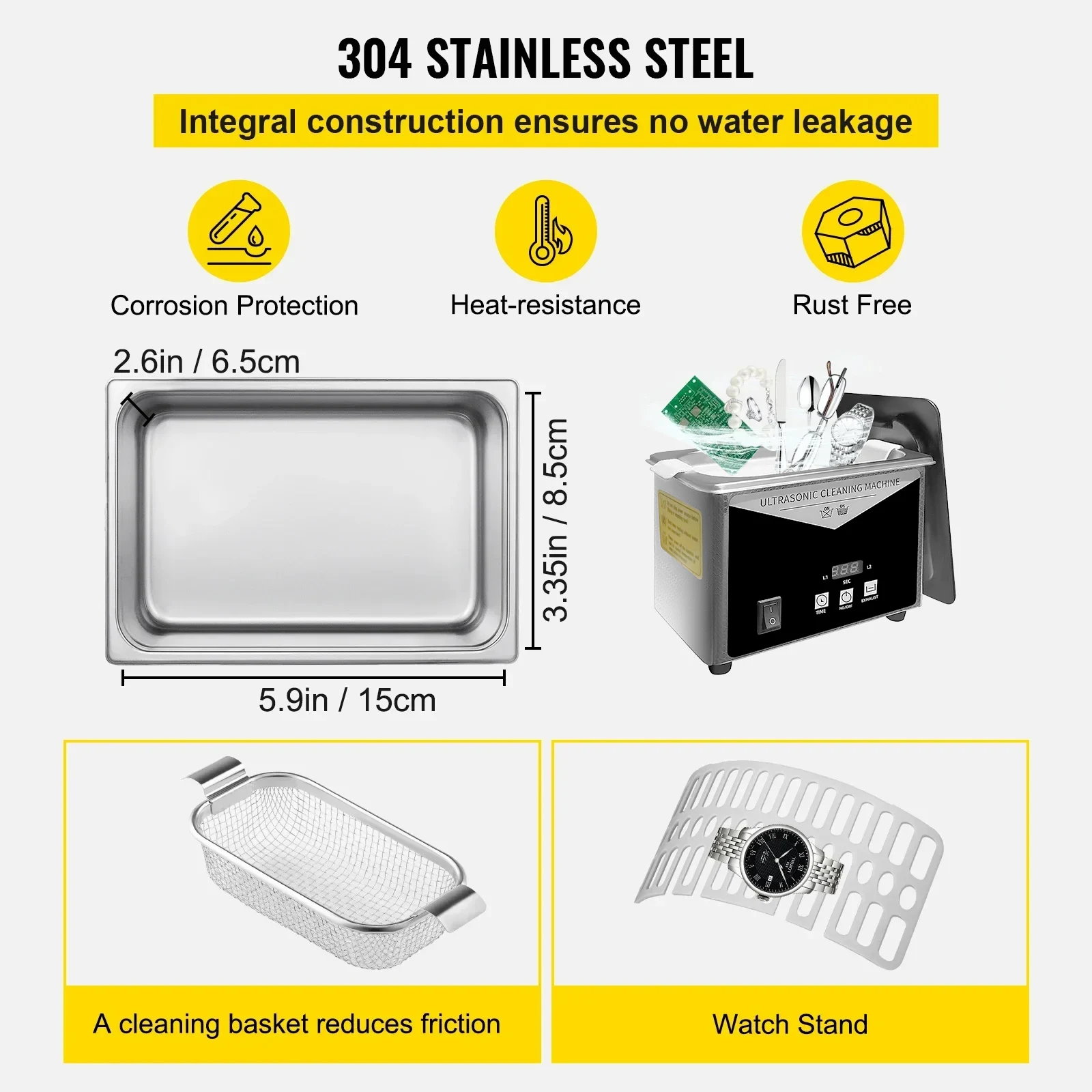 SIHAO Ultrasonic Cleaner Stain - Home Appliances review and price