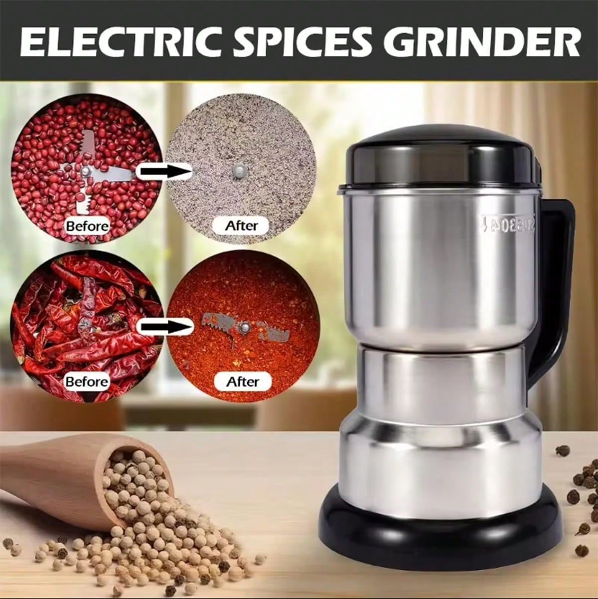 Coffee Grinder, 300W Powerful  - Coffee Bean Grinder Electric review and price