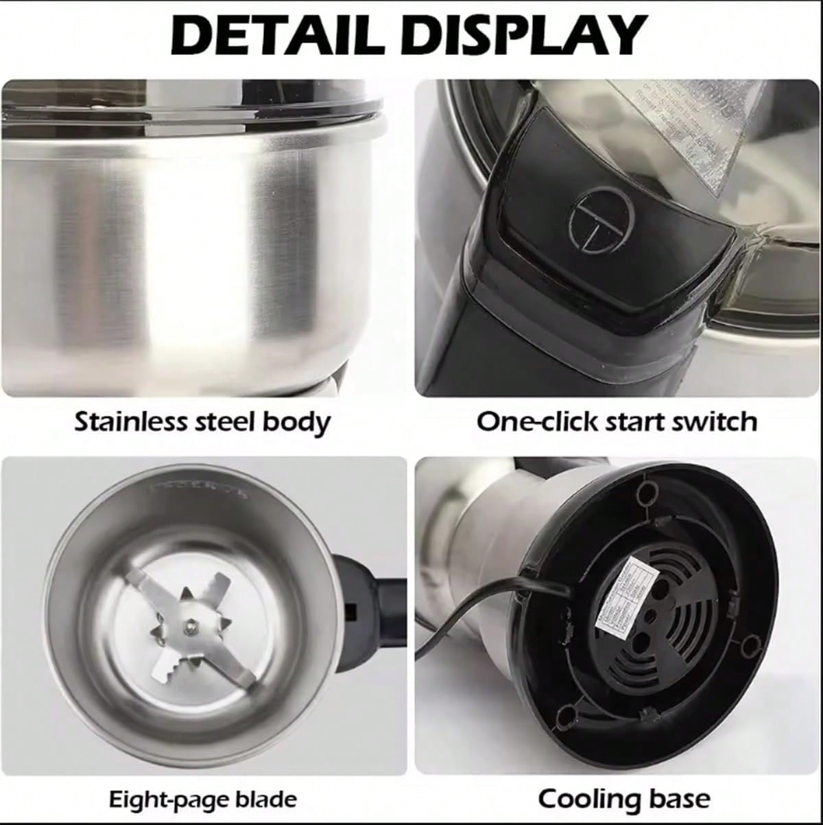 Coffee Grinder, 300W Powerful  - Coffee Bean Grinder Electric review and price