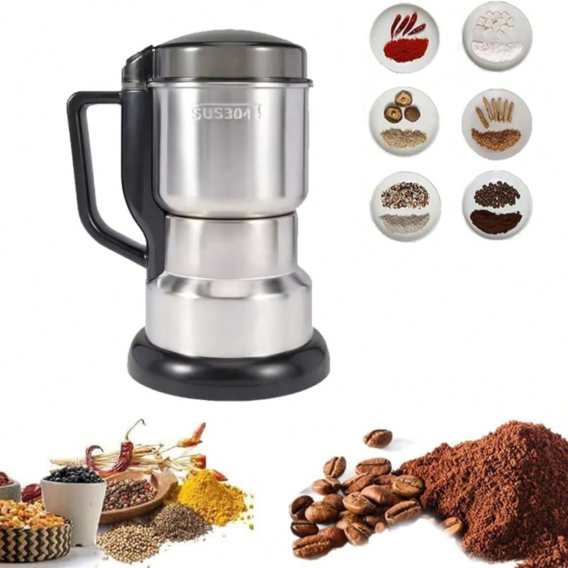 Coffee Grinder, 300W Powerful  - Coffee Bean Grinder Electric review and price