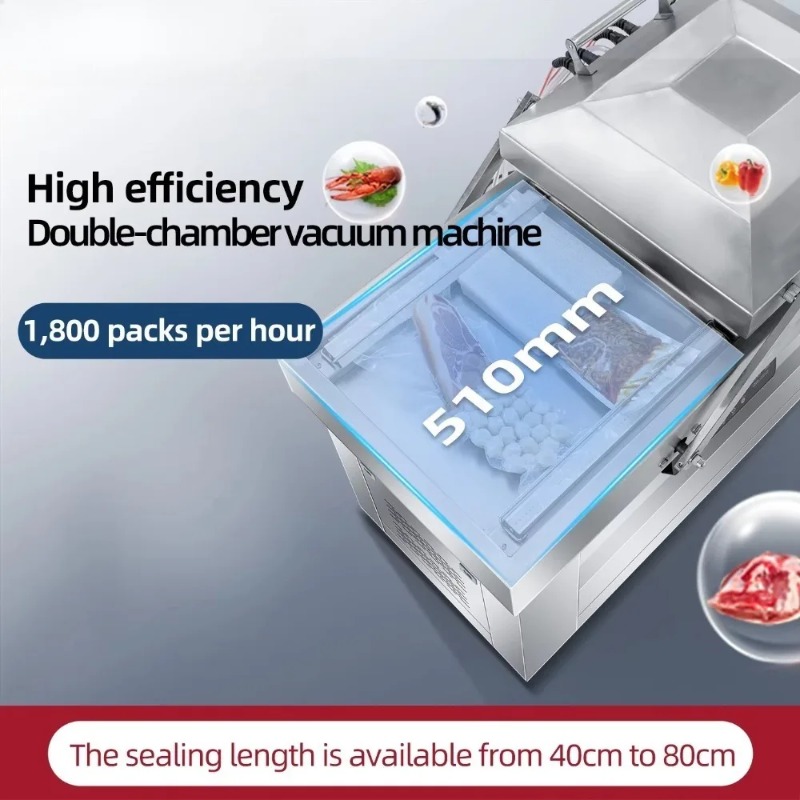Double Chamber Vacuum Machine  - Food Vacuum Sealer Machine review and price
