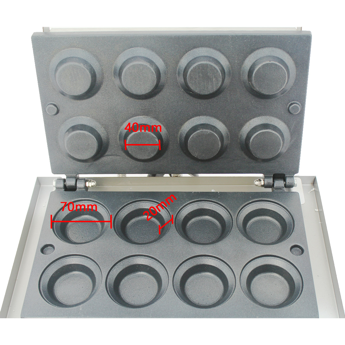 HPH2O Commercial Non-stick Ele - Mini Waffle Maker Machine review and price
