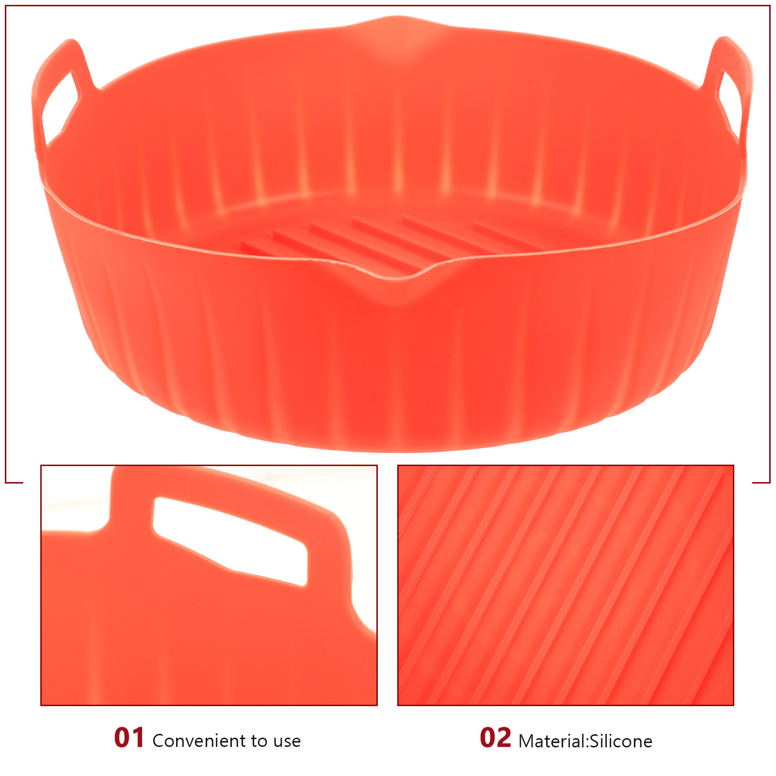Air Fryer Silicone Pot Round N - Air Fryer Silicone Pot Liner review and price