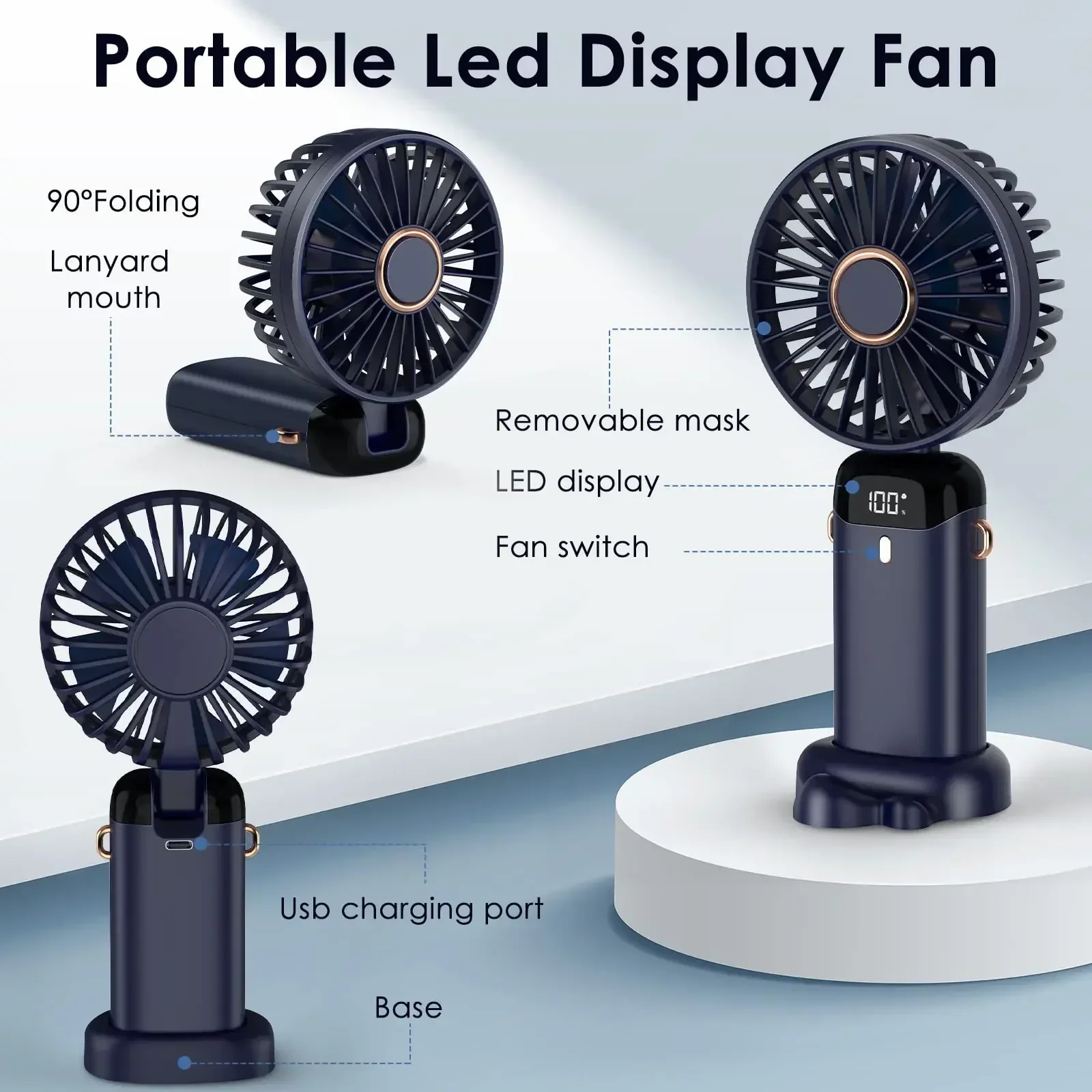 5000mAh Portable Fan Rechargea - Small Appliances review and price