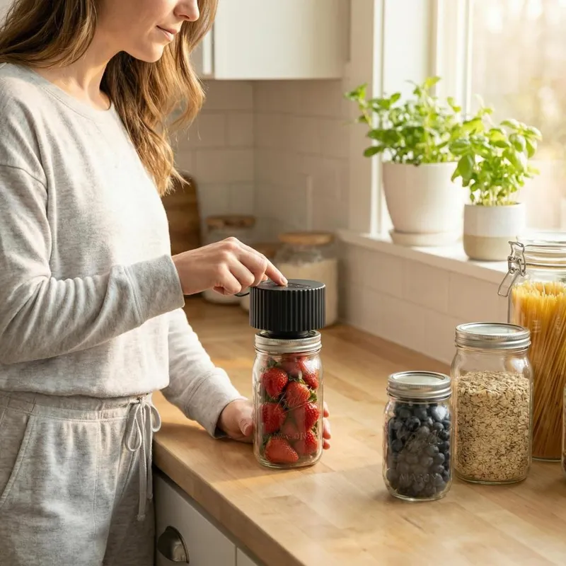 Electric Mason Jar Vacuum Seal - Food Vacuum Sealer Machine review and price